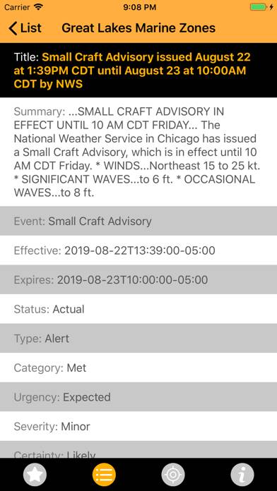 NOAA Alerts Weather PRO App screenshot #5