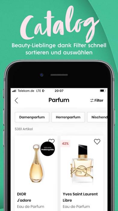 Flaconi App-Screenshot