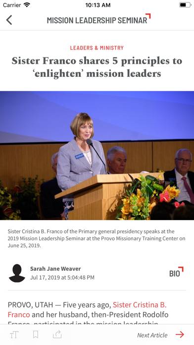 Church News App screenshot