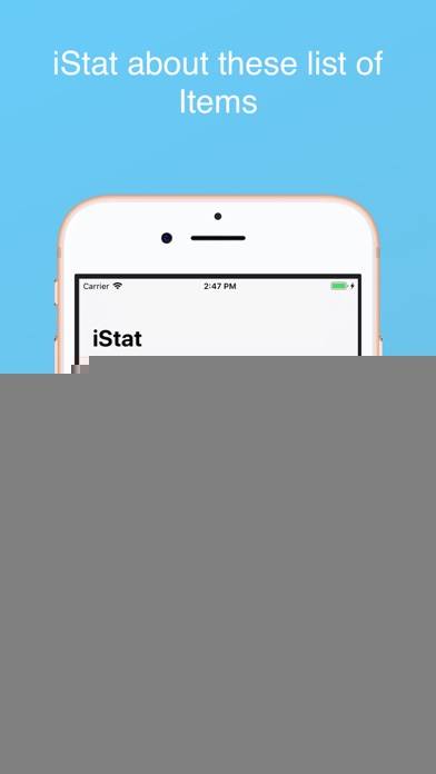 IStat Widget Captura de pantalla de la aplicación