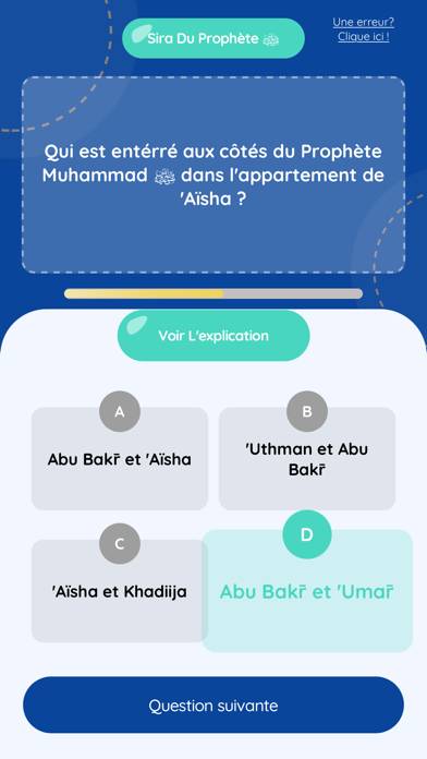 Ummah Quizz game screenshot