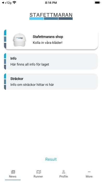 Stafettmaran skärmdump