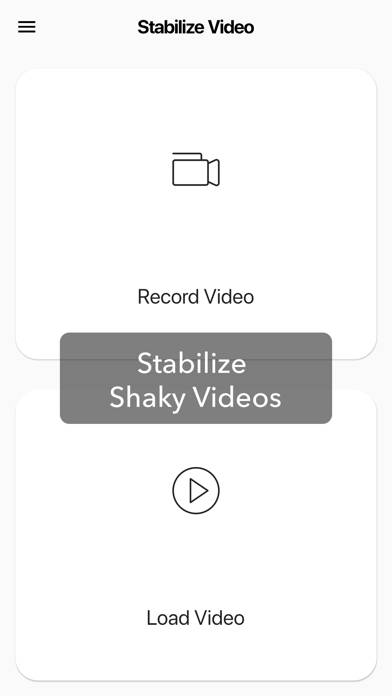 Deshake Video App screenshot #1