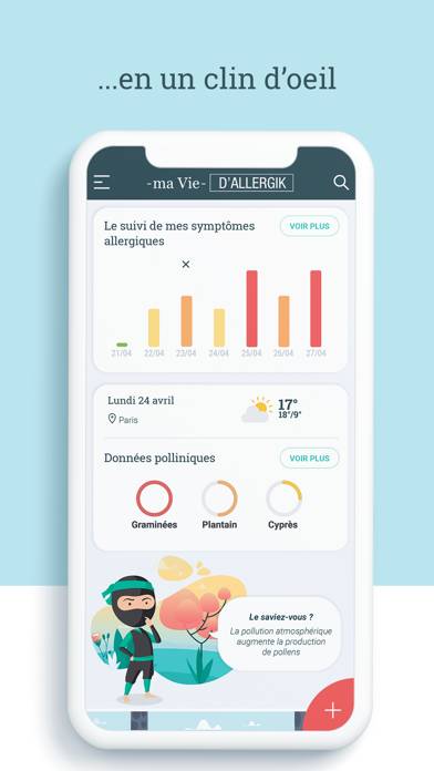 Ma vie d'Allergik App screenshot #3