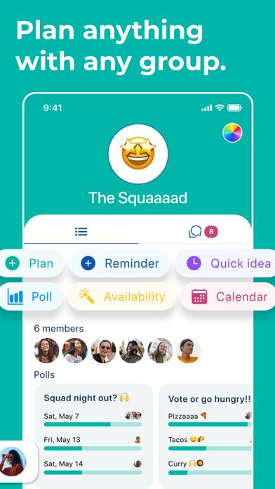 Howbout: Social calendar Capture d'écran de l'application #4