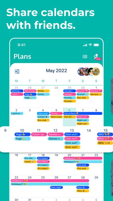 Howbout: Social calendar Capture d'écran de l'application #6