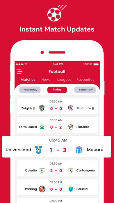 Football Live Prime Schermata dell'app #1