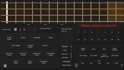 Bass Guitar Colour Scales captura de pantalla