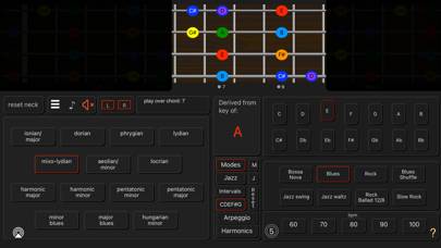 Bass Guitar Colour Scales Captura de pantalla de la aplicación #5