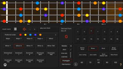 Bass Guitar Colour Scales Captura de pantalla de la aplicación #6