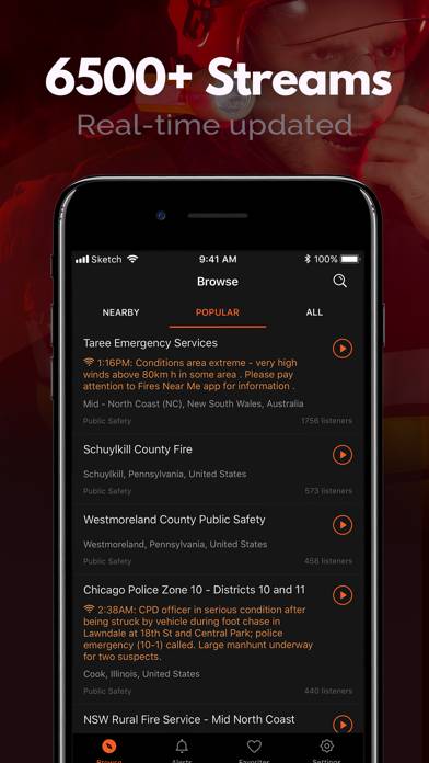Police Scanner, Fire Radio App screenshot #2