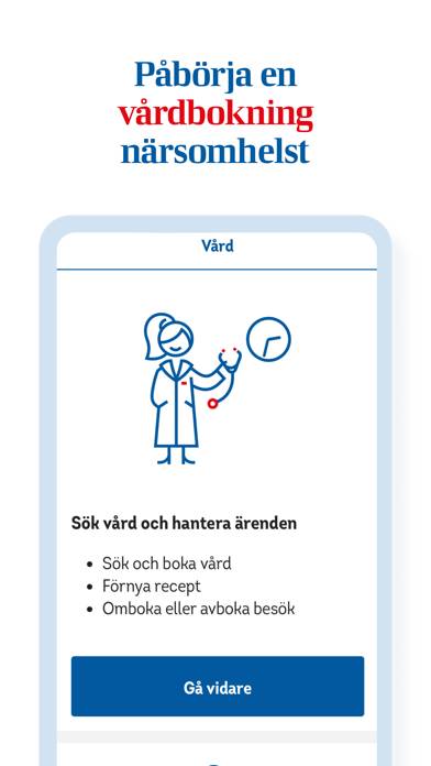 Hälsa och vård App skärmdump