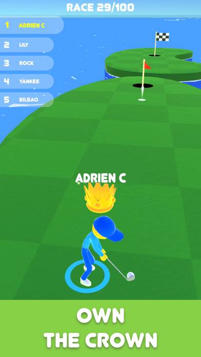 Golf Race Capture d'écran de l'application #2