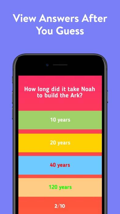 Bible Trivia Quiz App screenshot #4