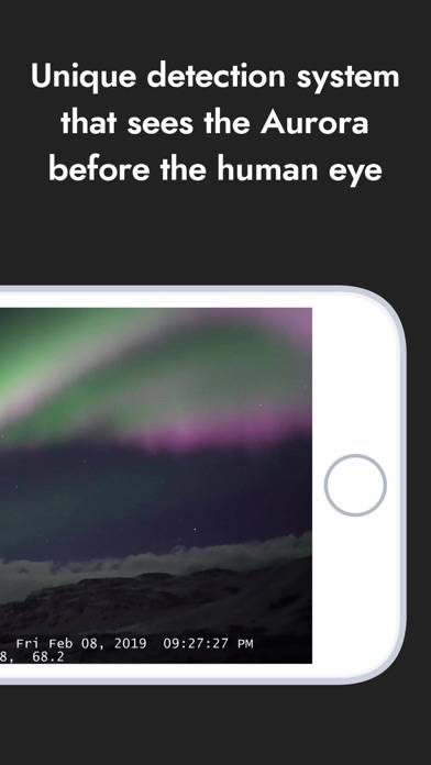 Northern lights Aurora Network App screenshot #2