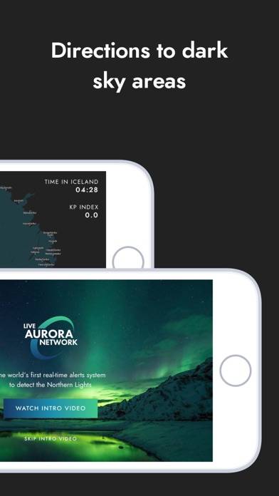 Northern lights Aurora Network App screenshot #5
