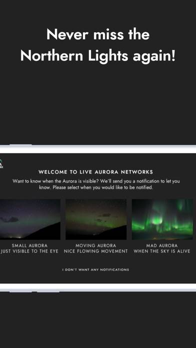 Northern lights Aurora Network App screenshot #6