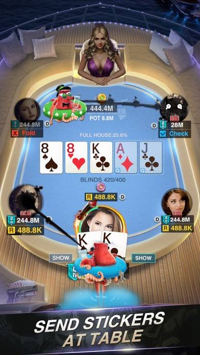 Holdem or Foldem: Texas Poker App skärmdump #1