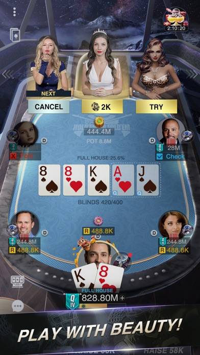 Holdem or Foldem: Texas Poker App skärmdump #2