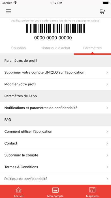 Uniqlo Fr Capture d'écran de l'application