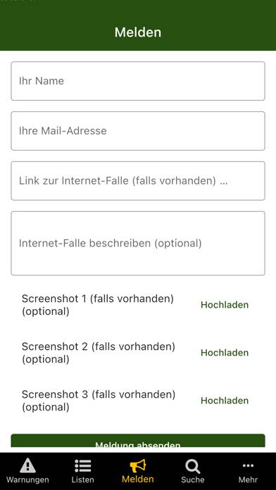 Watchlist Internet App-Screenshot