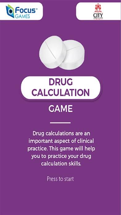 Drug Calculations Game App screenshot #1