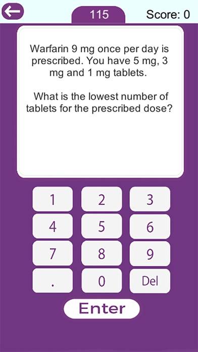 Drug Calculations Game App screenshot #3