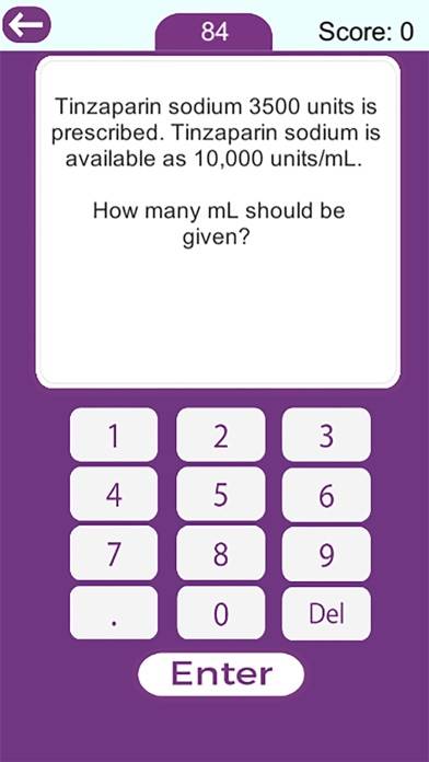 Drug Calculations Game App screenshot #4