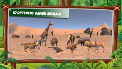 Safari Animals Simulator Capture d'écran de l'application #1