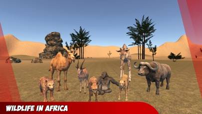 African Animals Simulator Capture d'écran de l'application #1