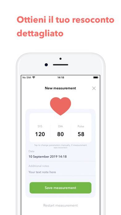 Blood Pressure Logger app Schermata dell'app #3
