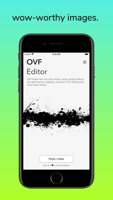 OVF Editor App screenshot #1