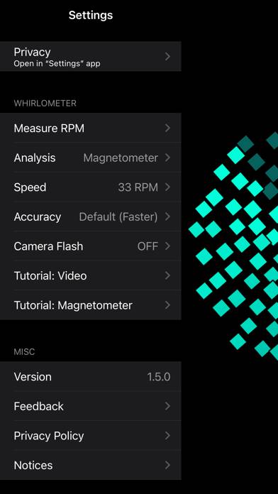 Whirlometer App screenshot