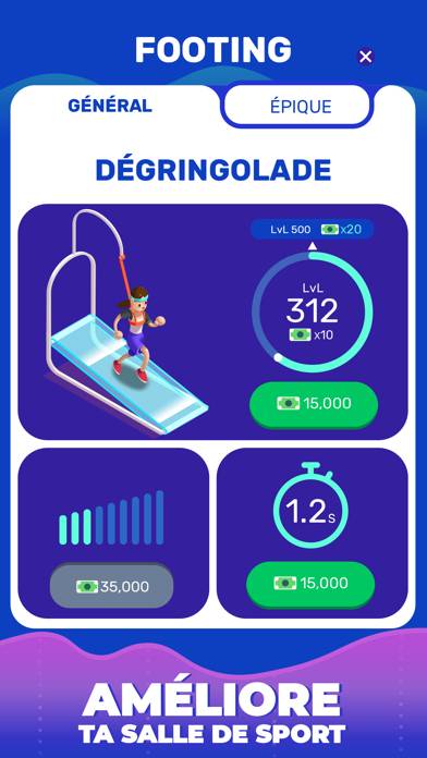 Idle Fitness Gym Tycoon Schermata dell'app #3