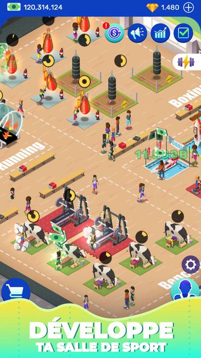Idle Fitness Gym Tycoon Schermata dell'app #4