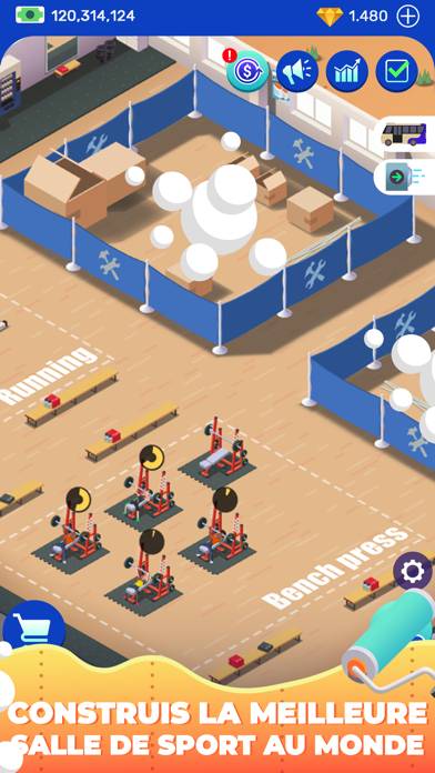 Idle Fitness Gym Tycoon Capture d'écran de l'application #5
