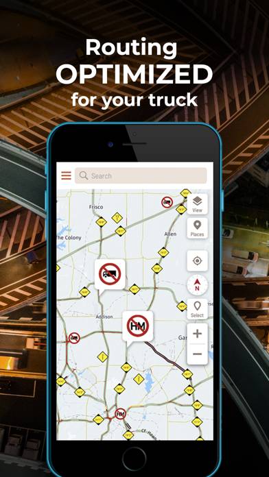 Hammer: Truck GPS & Maps App screenshot #2