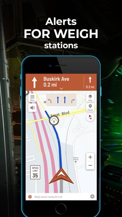 Hammer: Truck GPS & Maps App screenshot