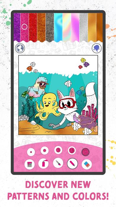 Coloring Fun with Fox & Sheep Captura de pantalla de la aplicación #4