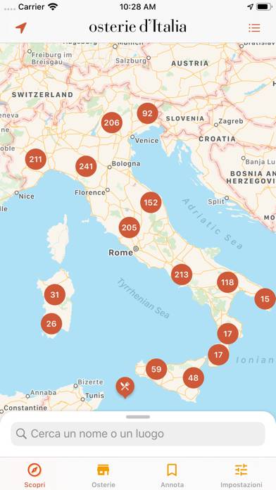 Osterie d'Italia 2020 Schermata dell'app #1