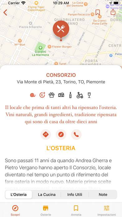 Osterie d'Italia 2020 Schermata dell'app #3