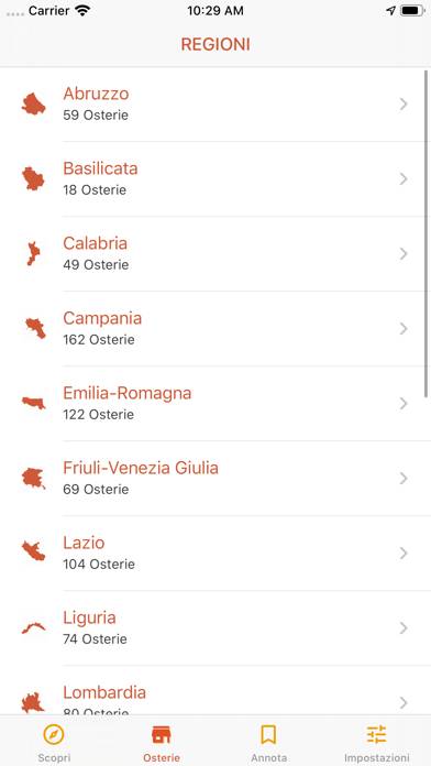 Osterie d'Italia 2020 Schermata dell'app #4