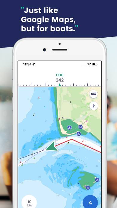 Savvy navvy: Boat Navigation Captura de pantalla de la aplicación #1