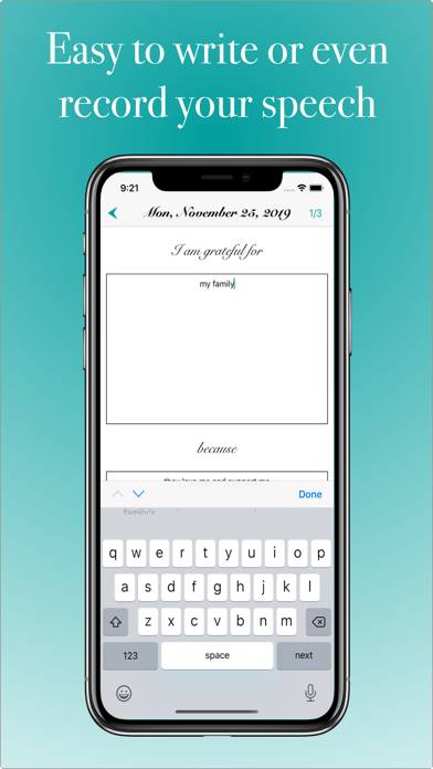 Daily Gratitude Journal App screenshot #3