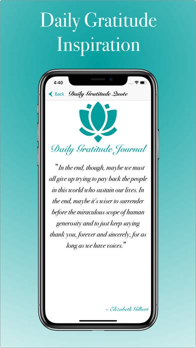 Daily Gratitude Journal Captura de pantalla de la aplicación #4