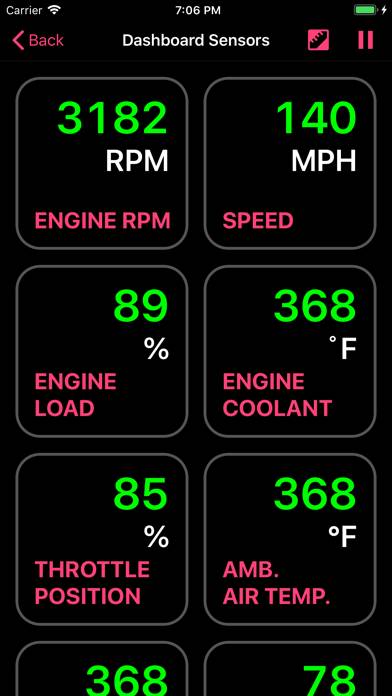 OBD for Nissan Captura de pantalla de la aplicación #4