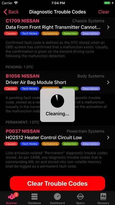 OBD for Nissan Captura de pantalla de la aplicación #6