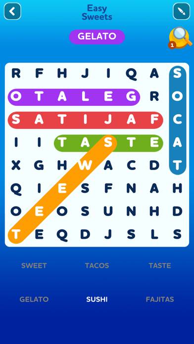 Word Search Quest Puzzles Schermata dell'app #1