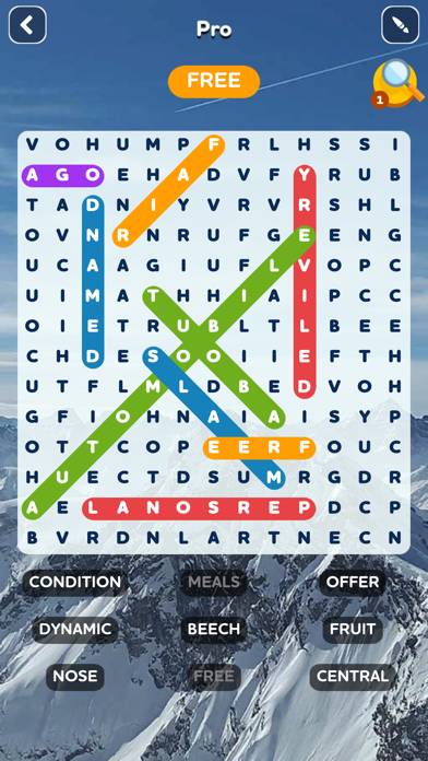 Word Search Quest Puzzles Captura de pantalla de la aplicación #4