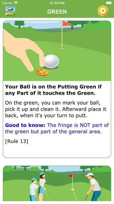 EasyGolf Rules App screenshot #3